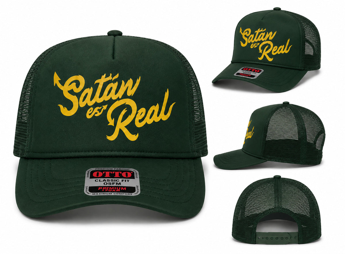 Gorra camionero verde