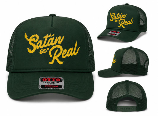 Gorra camionero verde