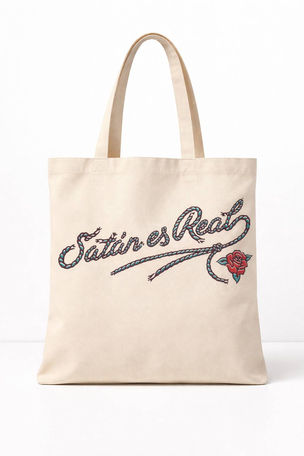 Tote Bag "Satan es Real"